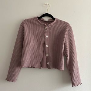Mauve Cardigan